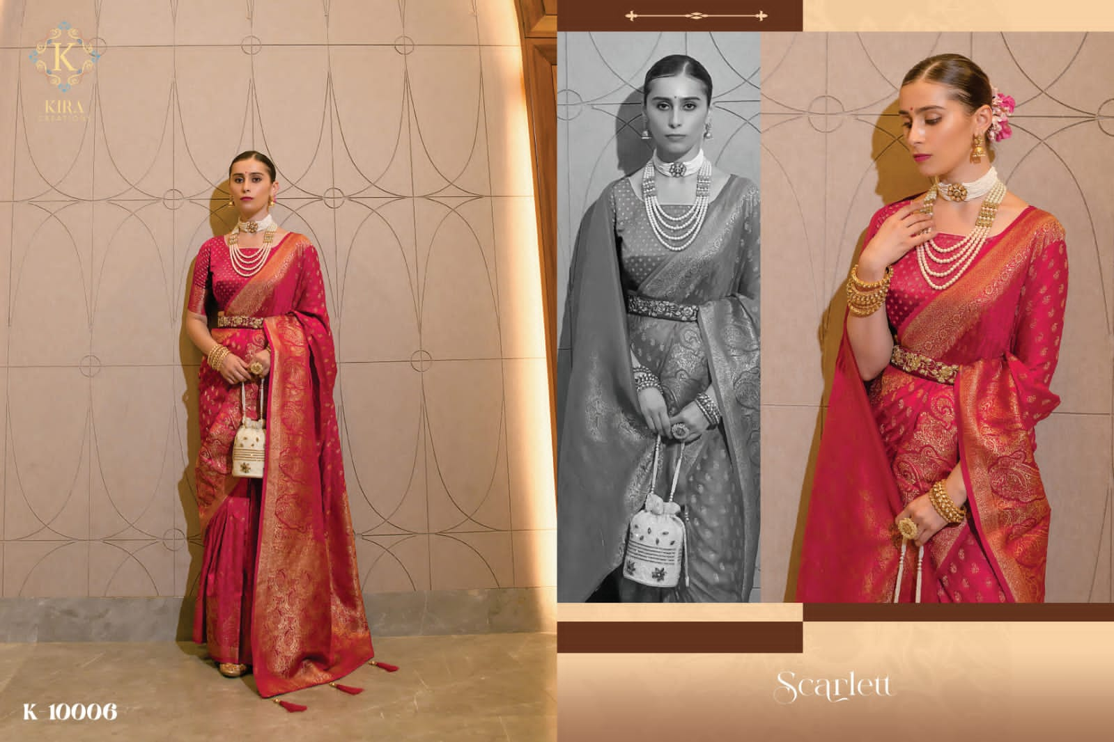 Scarlet By Kira Heavy Wedding Sarees Catalog